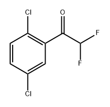 1-(2,5-dichlorophenyl)-2,2-difluoroethanone Structure