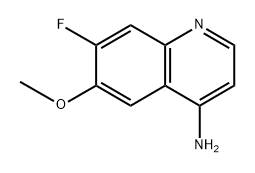 7-Fluoro-6-methoxyquinolin-4-amine 구조식 이미지