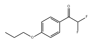 2,2-Difluoro-1-(4-propoxyphenyl)ethanone Structure