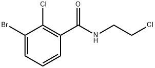 3-Bromo-2-chloro-N-(2-chloroethyl)benzamide Structure