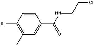 4-Bromo-N-(2-chloroethyl)-3-methylbenzamide Structure