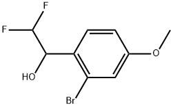 2-Bromo-α-(difluoromethyl)-4-methoxybenzenemethanol Structure