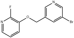 3-[(5-Bromo-3-pyridinyl)methoxy]-2-fluoropyridine Structure