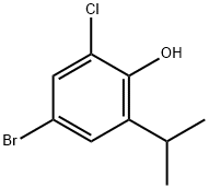 4-Bromo-2-chloro-6-isopropylphenol Structure