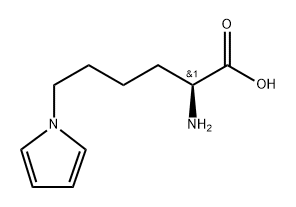 1H-Pyrrole-1-hexanoic acid, α-amino-, (αS)- Structure