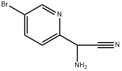 2-Amino-2-(5-bromopyridin-2-yl)acetonitrile Structure