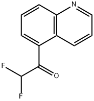 2,2-Difluoro-1-(quinolin-5-yl)ethanone Structure