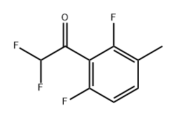 1-(2,6-Difluoro-3-methylphenyl)-2,2-difluoroethanone Structure