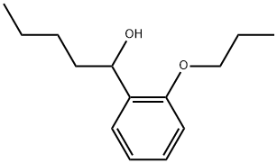 α-Butyl-2-propoxybenzenemethanol Structure