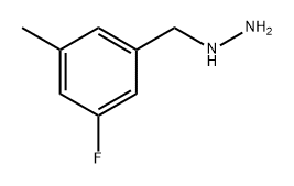 (3-fluoro-5-methylphenyl)methyl]hydrazine Structure