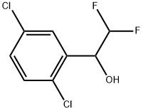 2,5-Dichloro-α-(difluoromethyl)benzenemethanol Structure