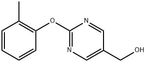 (2-(o-tolyloxy)pyrimidin-5-yl)methanol Structure