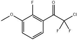 2-chloro-2,2-difluoro-1-(2-fluoro-3-methoxyphenyl)ethanone Structure