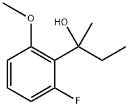 2-(2-fluoro-6-methoxyphenyl)butan-2-ol Structure