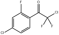 2-Chloro-1-(4-chloro-2-fluoro-phenyl)-2,2-difluoro-ethanone Structure