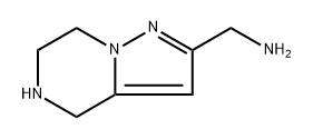(4,5,6,7-tetrahydropyrazolo[1,5-a]pyrazin-2-yl)methanamine Structure