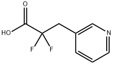 Difluoro-pyridin-3-yl-acetic acid Structure