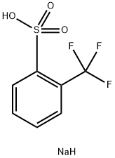 Benzenesulfonic acid, 2-(trifluoromethyl)-, sodium salt (1:1) 구조식 이미지