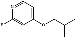 2-Fluoro-4-(2-methylpropoxy)pyridine Structure