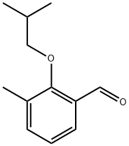 2-isobutoxy-3-methylbenzaldehyde Structure