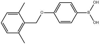 4-[(2,6-Dimethylphenyl)methoxy]phenylboronic acid Structure