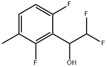 α-(Difluoromethyl)-2,6-difluoro-3-methylbenzenemethanol Structure