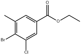 Ethyl 4-bromo-3-chloro-5-methylbenzoate Structure