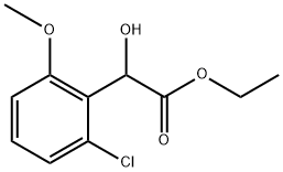 Ethyl 2-chloro-α-hydroxy-6-methoxybenzeneacetate Structure