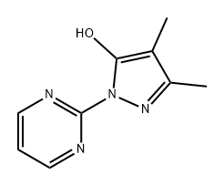 3,4-dimethyl-1-(pyrimidin-2-yl)-1H-pyrazol-5-ol Structure