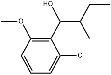 2-Chloro-6-methoxy-α-(1-methylpropyl)benzenemethanol Structure