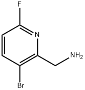 (3-bromo-6-fluoropyridin-2-yl)methanamine Structure