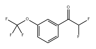 2,2-Difluoro-1-(3-trifluoromethoxy-phenyl)-ethanone Structure