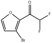 1-(3-bromofuran-2-yl)-2,2-difluoroethanone Structure