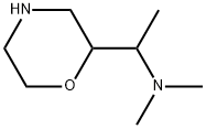 2-Morpholinemethanamine, N,N,α-trimethyl- Structure