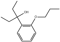 α,α-Diethyl-2-propoxybenzenemethanol 구조식 이미지