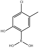 (4-chloro-2-hydroxy-5-methylphenyl)boronic acid Structure