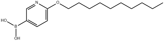 Boronic acid, [6-(decyloxy)-3-pyridinyl]- Structure