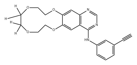 Icotinib D4 Structure