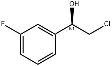 Benzenemethanol, α-(chloromethyl)-3-fluoro-, (αR)- Structure