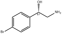 Benzenemethanol, α-(aminomethyl)-4-bromo-, (αS)- 구조식 이미지