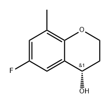 (S)-6-fluoro-8-methylchroman-4-ol Structure