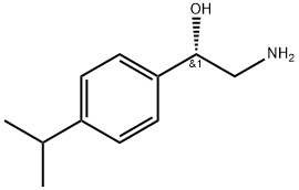 Benzenemethanol, α-(aminomethyl)-4-(1-methylethyl)-, (αS)- Structure