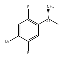 Benzenemethanamine, 4-bromo-2,5-difluoro-α-methyl-, (αR)- Structure