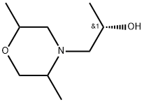 4-Morpholineethanol, α,2,5-trimethyl-, (αS)- 구조식 이미지