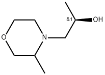 4-Morpholineethanol, α,3-dimethyl-, (αR)- Structure