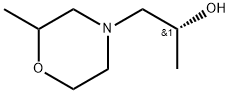 4-Morpholineethanol, α,2-dimethyl-, (αR)- 구조식 이미지