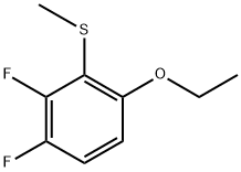 (6-Ethoxy-2,3-difluorophenyl)(methyl)sulfane Structure