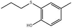 4-methyl-2-(propylthio)phenol 구조식 이미지