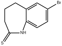 7-Bromo-1,3,4,5-tetrahydro-2H-benzo[b]azepine-2-thione 구조식 이미지