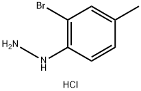 (2-Bbromo-4-methylphenyl)hydrazine hydrochloride Structure
